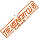 THE MIDNIGHT CLUB Windshield Banner Sticker