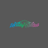 Locally Hated  Car Windshield Sticker Decal
