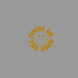 FOCUS ON THE GOOD Smiley Car Sticker