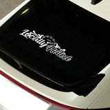 Locally Hated  Car Windshield Sticker Decal