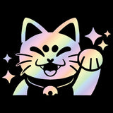 Sly Lucky Cat Decal Sticker