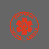 EMOTIONAL SUPPORT VEHICLE Car Sticker Decal