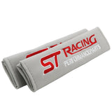 ST Racing seat belt pads, ST Racing seat belt covers, jdm seat belt pads, jdm seat belt covers, momo shoulder pads, seat belt cover jdm, seatbelt covers, car seat strap covers, seat belt cushion, seat belt shoulder pad, seat belt protector, car seat belt cover