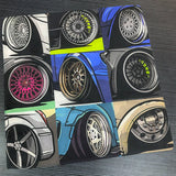 Dope Rims JDM Car Towel 35cm x 35cm