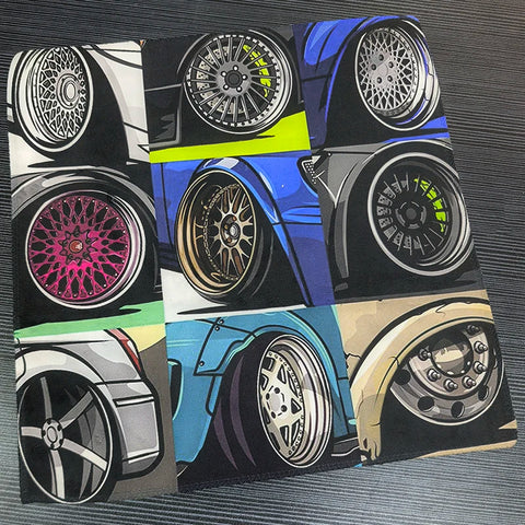 Dope Rims JDM Car Towel 35cm x 35cm