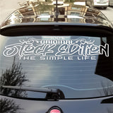STOCK EDITION Car Windshield Banner Sticker