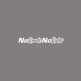 No Roads, No Rules Car Sticker Decal