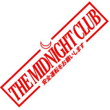 THE MIDNIGHT CLUB Windshield Banner Sticker