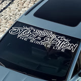 STOCK EDITION Car Windshield Banner Sticker