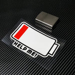 Battery Level Sticker Decal