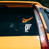 JUST EAT IT. Pizza Slice Sticker Decal