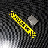 FOLLOW ME Caution Car Sticker Decal