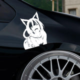Anime Cat Girl Lick Sticker Decal