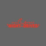 NIGHT DRIVES Kanji JDM Car Sticker Decal