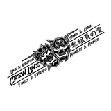 CREW LOVE Oni Masks Bushido Samurai Code Windshield Sticker
