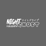 NIGHT GHOST FUKUSHIMA JDM Car Sticker Decal