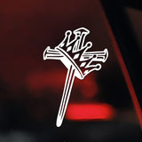 Christ is King Car Sticker Decal