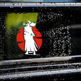 Samurai Spirit Silhouette Decal Sticker