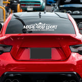 MADE YOU LOOK! APPRECIATE GREATNESS Sticker Decal