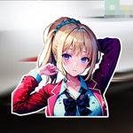 Anime Beautiful Youth Girl Sticker Decal