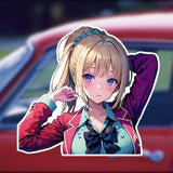 Anime Beautiful Youth Girl Sticker Decal