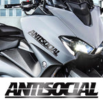 ANTISOCIAL Car Windshield Sticker Decal