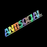 ANTISOCIAL Car Windshield Sticker Decal