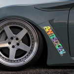 ANTISOCIAL Car Windshield Sticker Decal