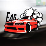 E46 Drifting Sticker