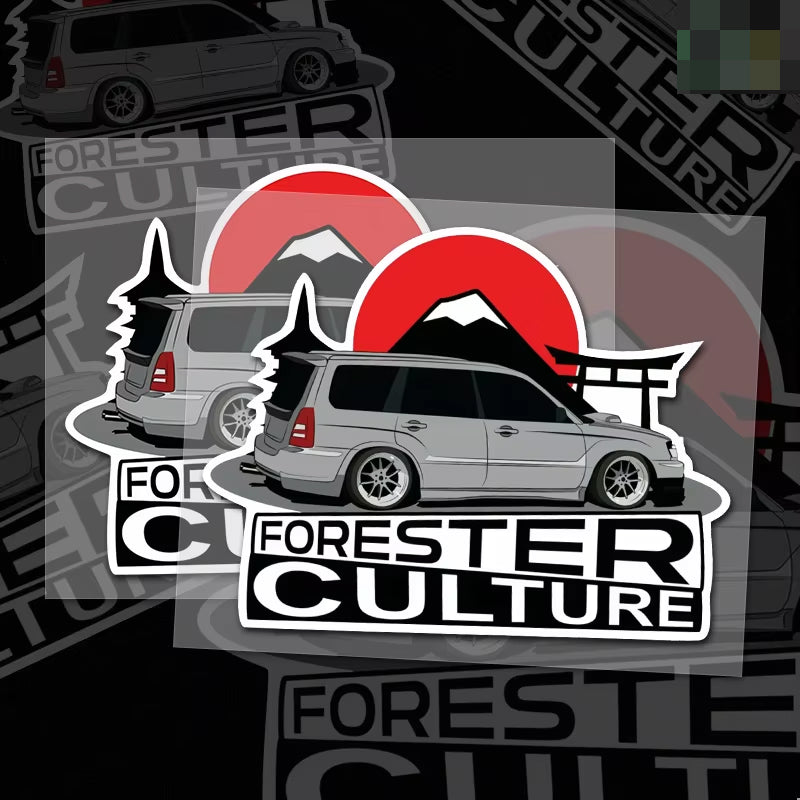 Forester Culture Sticker Decal – Top JDM Store