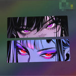 Glaring Anime Eyes Sticker Decal