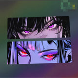 Glaring Anime Eyes Sticker Decal