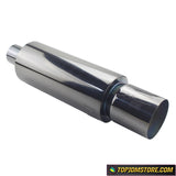 Aftermarket Racing Exhaust Muffler Flat Tip 101mm 4"