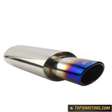 Aftermarket Racing Exhaust Muffler Ellipse Tip 90mm 3.5"