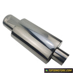 Aftermarket Racing Exhaust Muffler Ellipse Tip 90mm 3.5"