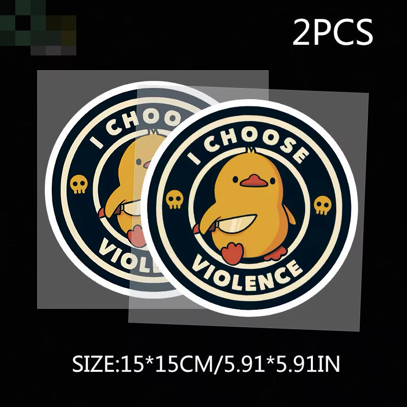 I Choose Violence Decal Sticker Top JDM Store I choose violence decal sticker top jdm store