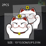 Japanese Lucky Cat Window Decal Sticker