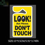 Look! Don't Touch Decal Sticker