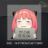 My Car is Slow Decal Sticker