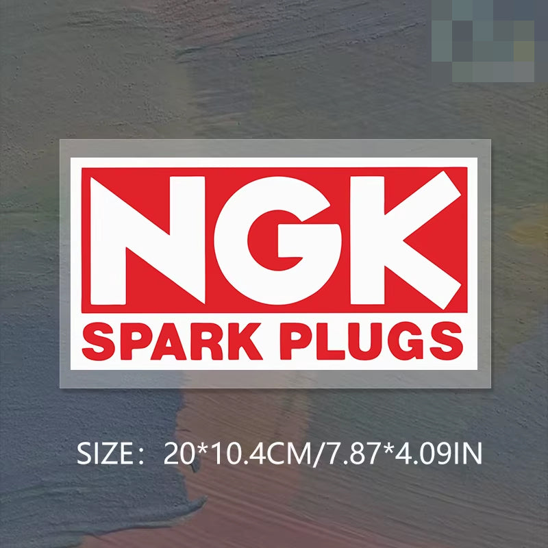 NGK SPARK PLUGS Sticker Decal – Top JDM Store