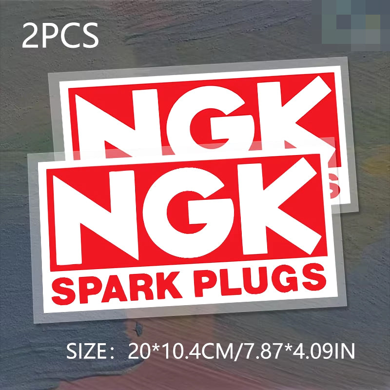 NGK SPARK PLUGS Sticker Decal – Top JDM Store