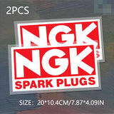 NGK SPARK PLUGS Sticker Decal