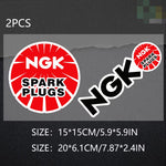 NGK Car Sticker Decals