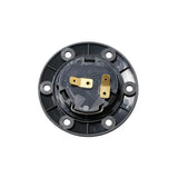 Universal 2-pin JDM horn button with authentic vintage NISMO racing aesthetics and installation hardware.