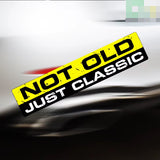 NOT OLD JUST CLASSIC Sticker