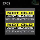 NOT OLD JUST CLASSIC Sticker