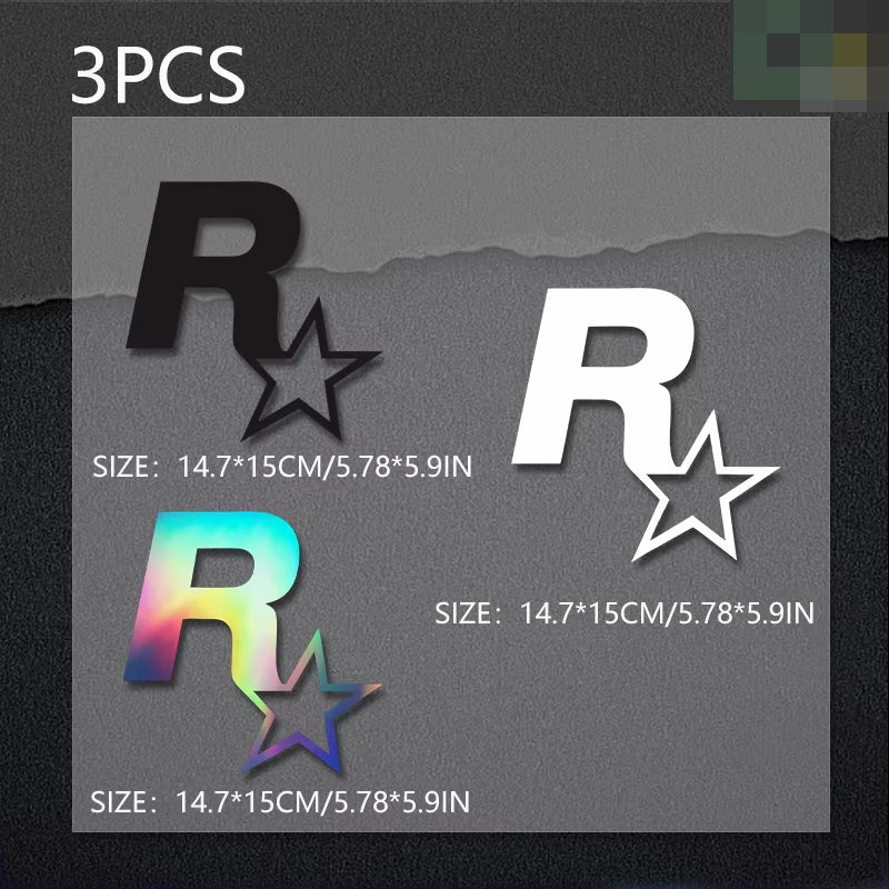 Car Sticker Cd R R Star Car Sticker Decal - Top JDM Store