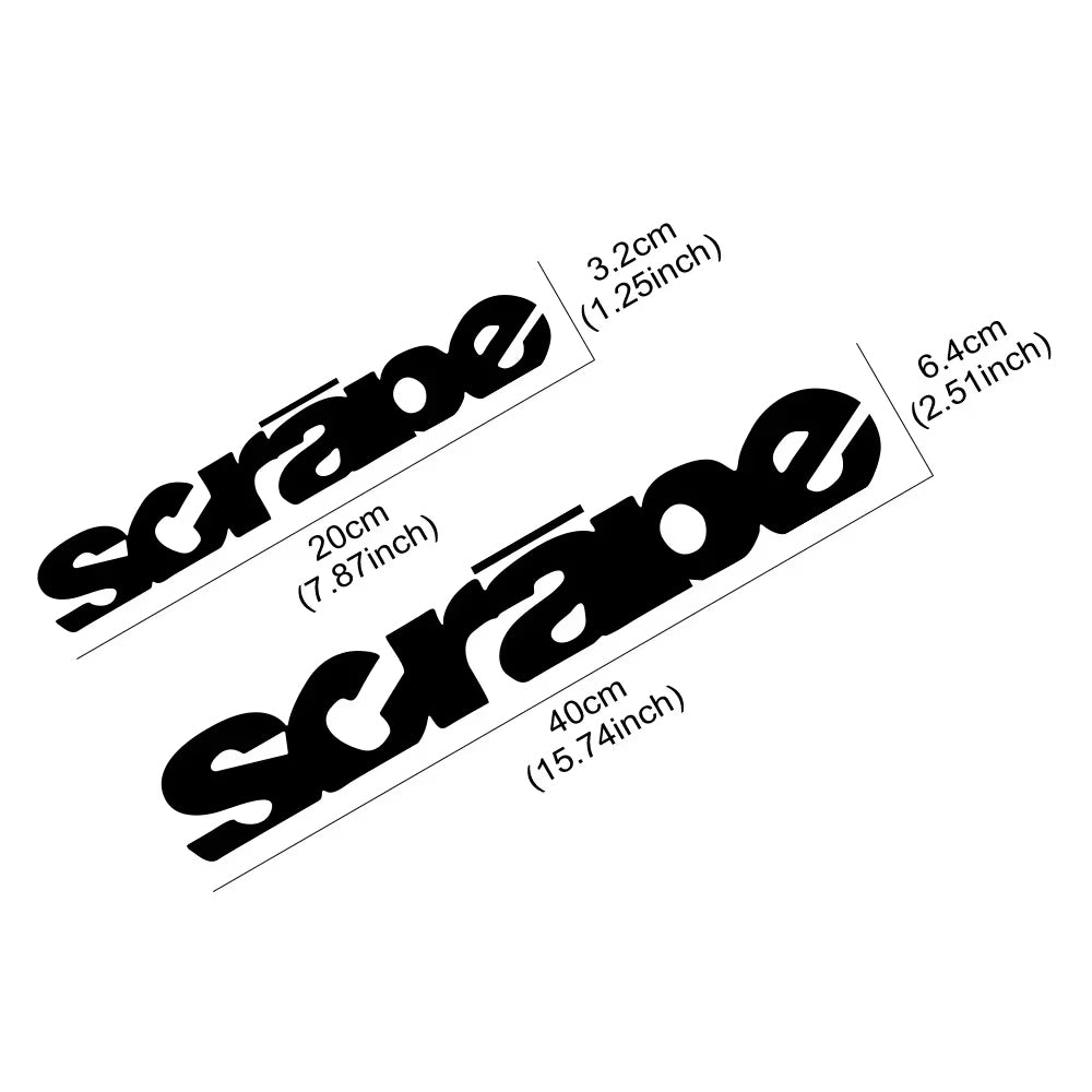scrape A Pillar Sticker Decal - Top JDM Store