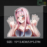Pinned Sexy Babe Sticker Decal