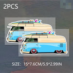Surf Van Sticker Decal